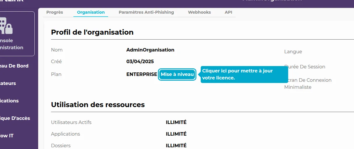 organization-upgrade-button
