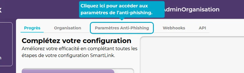 Anti-Phishing-Registerkarte