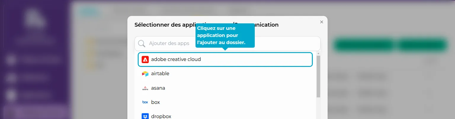 Ordnerseite-Apps-auswählen-Suchreihe