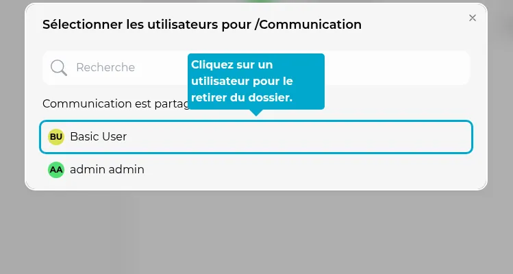 Ordnerseiten-Benutzerzeilen-Auswahl